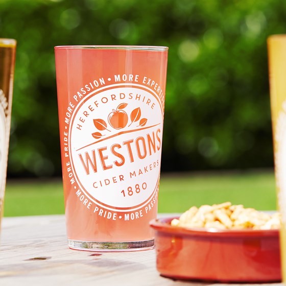 Westons Branded Pint Glasses (4 Pack)