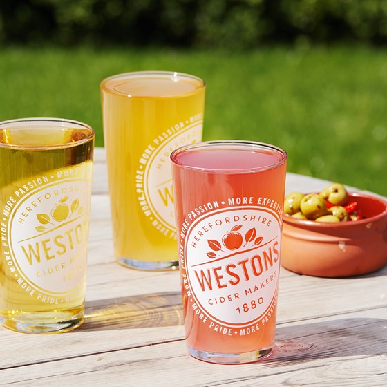 Westons Branded Pint Glasses (4 Pack)